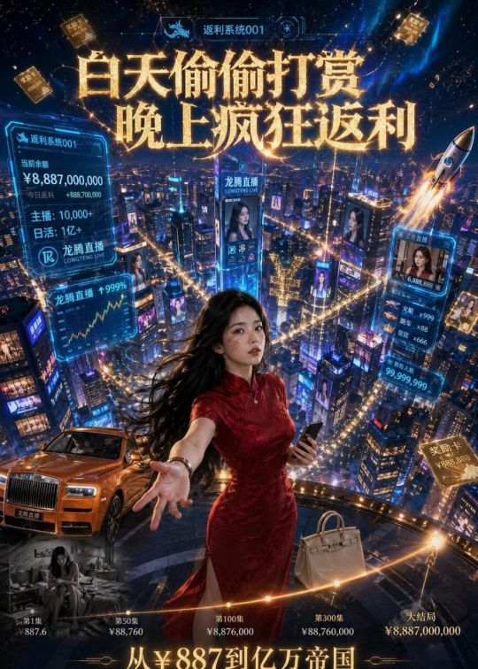 白天偷偷打赏晚上疯狂返利