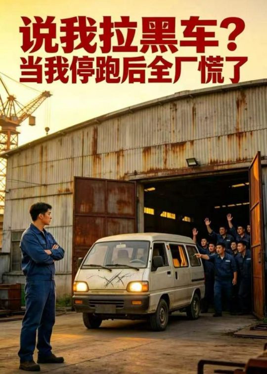 说我拉黑车？当我停跑后全厂慌了