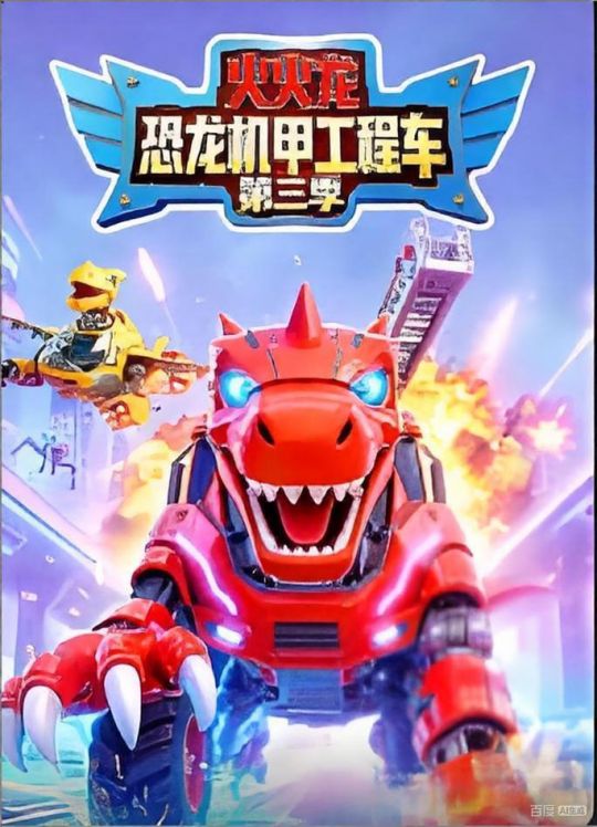 火火龙恐龙机甲工程车第三季