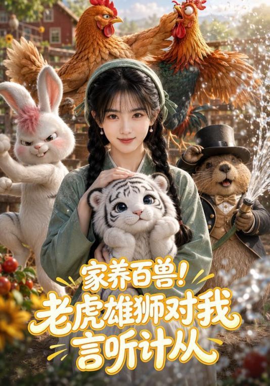 家养百兽老虎雄狮对我言听计从